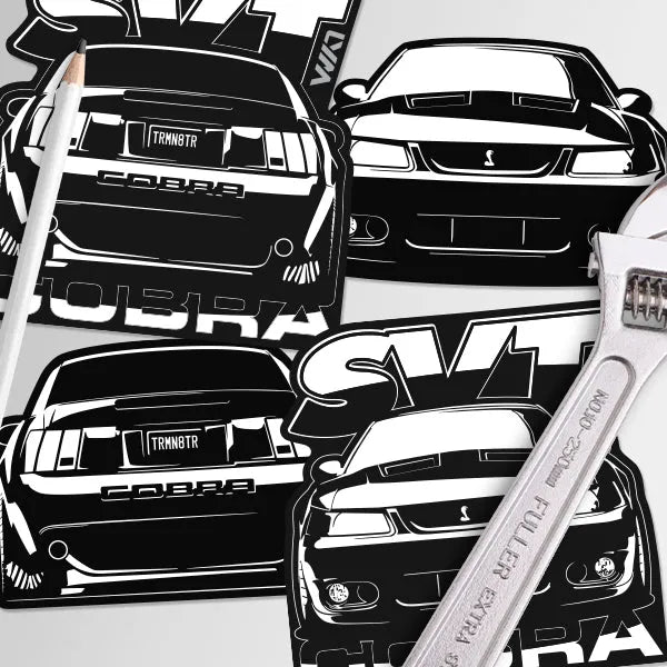 New Edge 2003/2004 Ford Mustang Cobra SVT Sticker - LYM Clothing