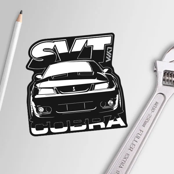 New Edge 2003/2004 Ford Mustang Cobra SVT Sticker - LYM Clothing