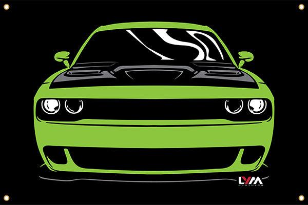 Dodge Challenger Front Banner - LYM Clothing