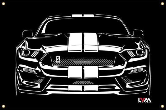 2015-2022 S550 Ford Mustang GT350 Front or Rear Banner - LYM Clothing