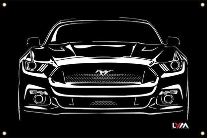 2015-2022 S550 Ford Mustang GT Front or Rear Banner - LYM Clothing