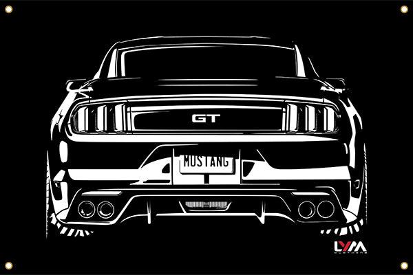 2015-2022 S550 Ford Mustang GT Front or Rear Banner - LYM Clothing