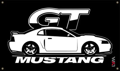 New Edge Ford Mustang SVT Cobra and GT Side Banner - LYM Clothing