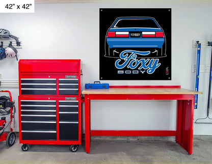 Foxy Body Foxbody Ford Mustang Banner - LYM Clothing