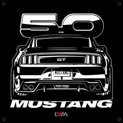 S550 2016-2020 Ford Mustang GT 5.0 Front or Rear Banner - LYM Clothing