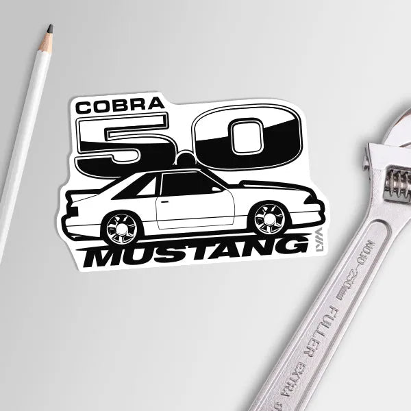 Foxbody Ford Mustang 5.0 Side Sticker - LYM Clothing