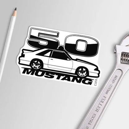 Foxbody Ford Mustang 5.0 Side Sticker - LYM Clothing