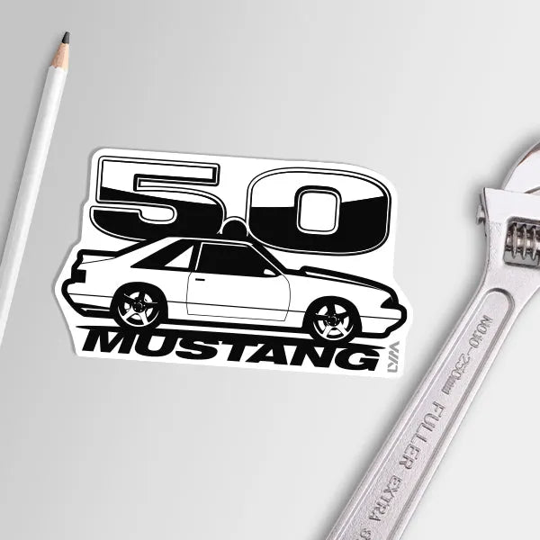 Foxbody Ford Mustang 5.0 Side Sticker - LYM Clothing