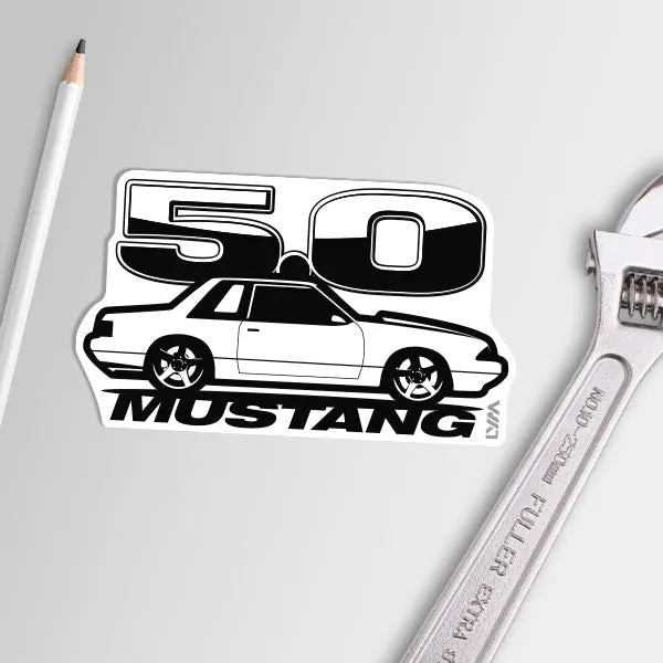 Foxbody Ford Mustang 5.0 Side Sticker - LYM Clothing