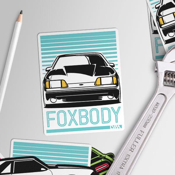 Foxbody Ford Mustang Notch or GT Front Sticker - LYM Clothing