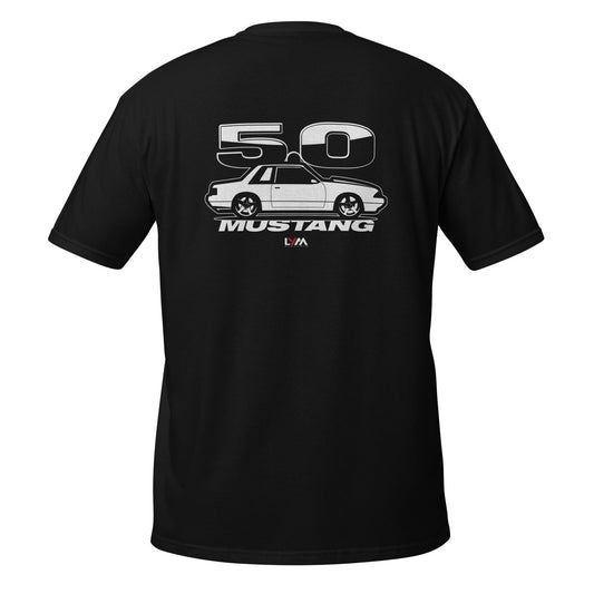 Foxbody 5.0 Ford Mustang Side NOTCH T-Shirt - LYM Clothing