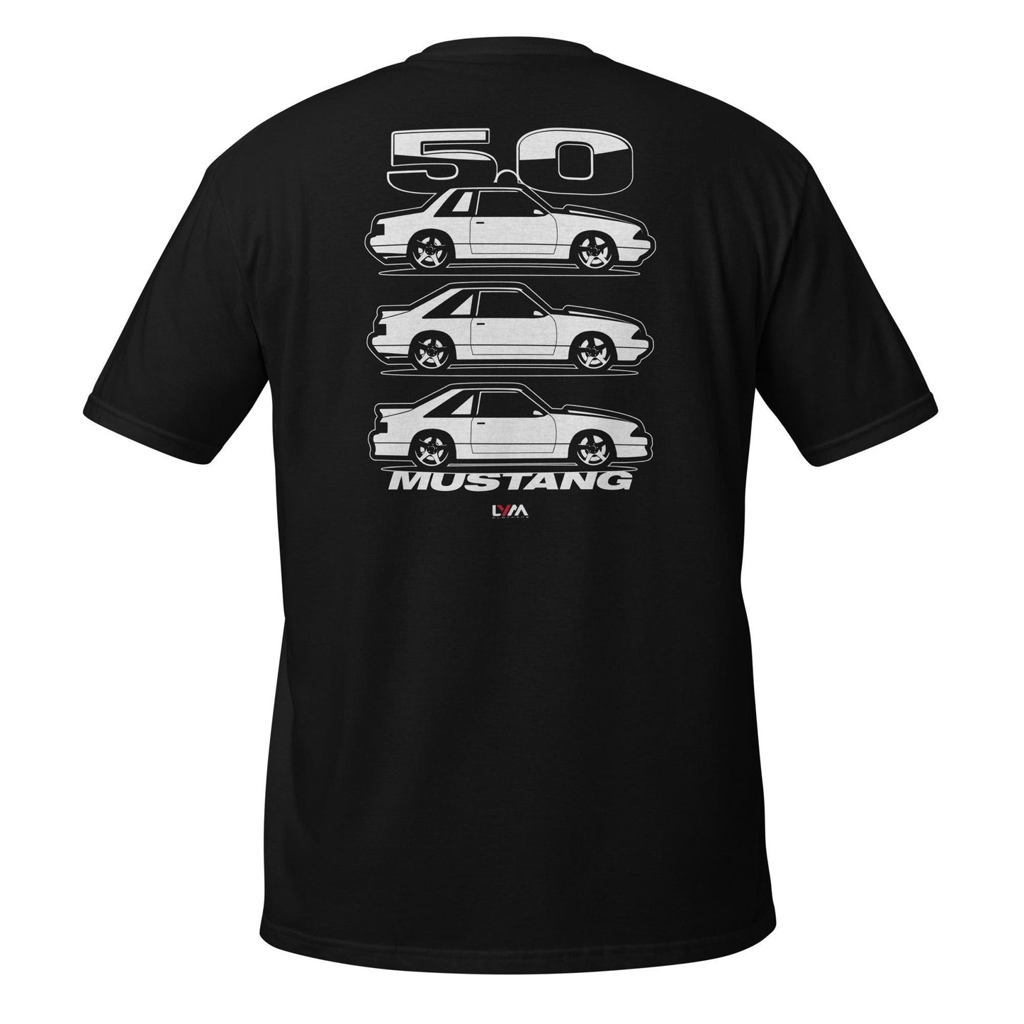 Foxbody 5.0 Ford Mustang Sides T-Shirt - LYM Clothing