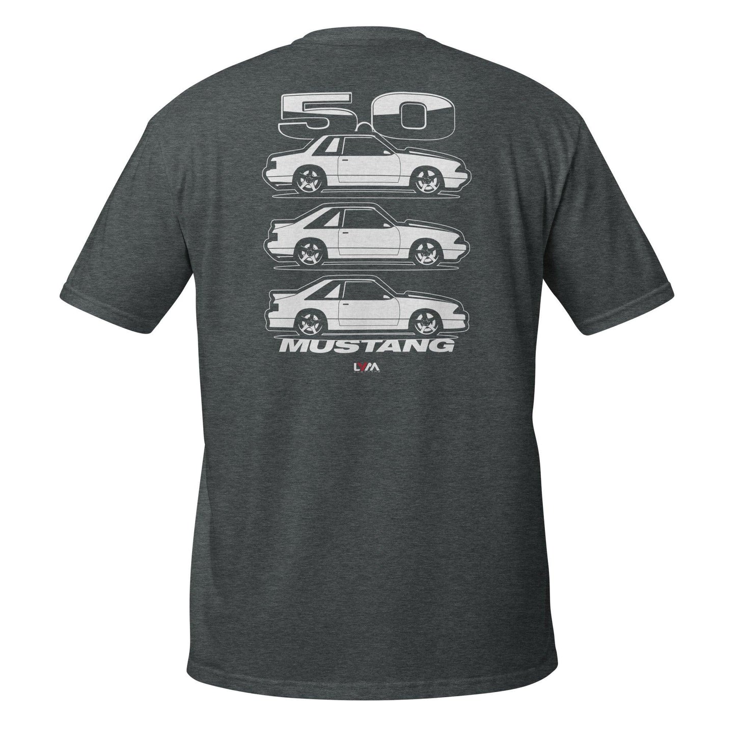 Foxbody 5.0 Ford Mustang Sides T-Shirt - LYM Clothing