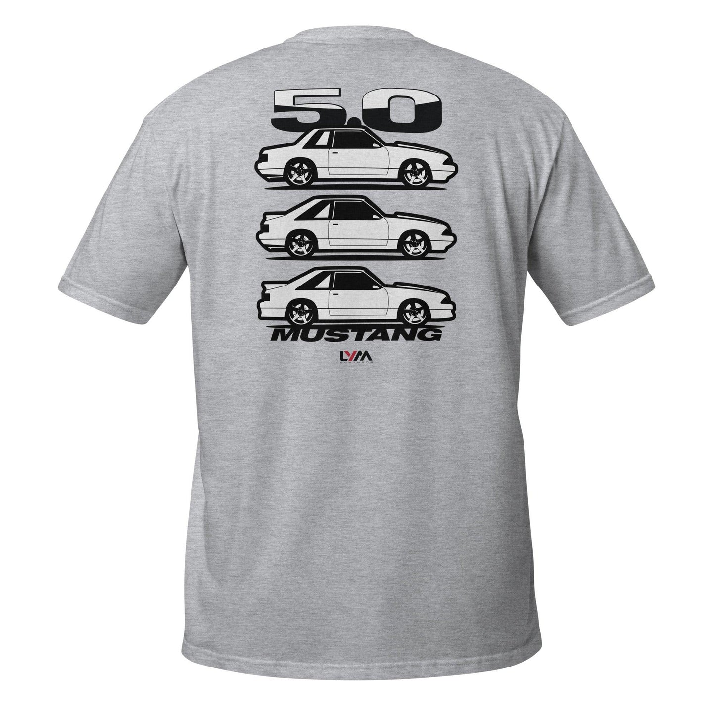 Foxbody 5.0 Ford Mustang Sides T-Shirt - LYM Clothing