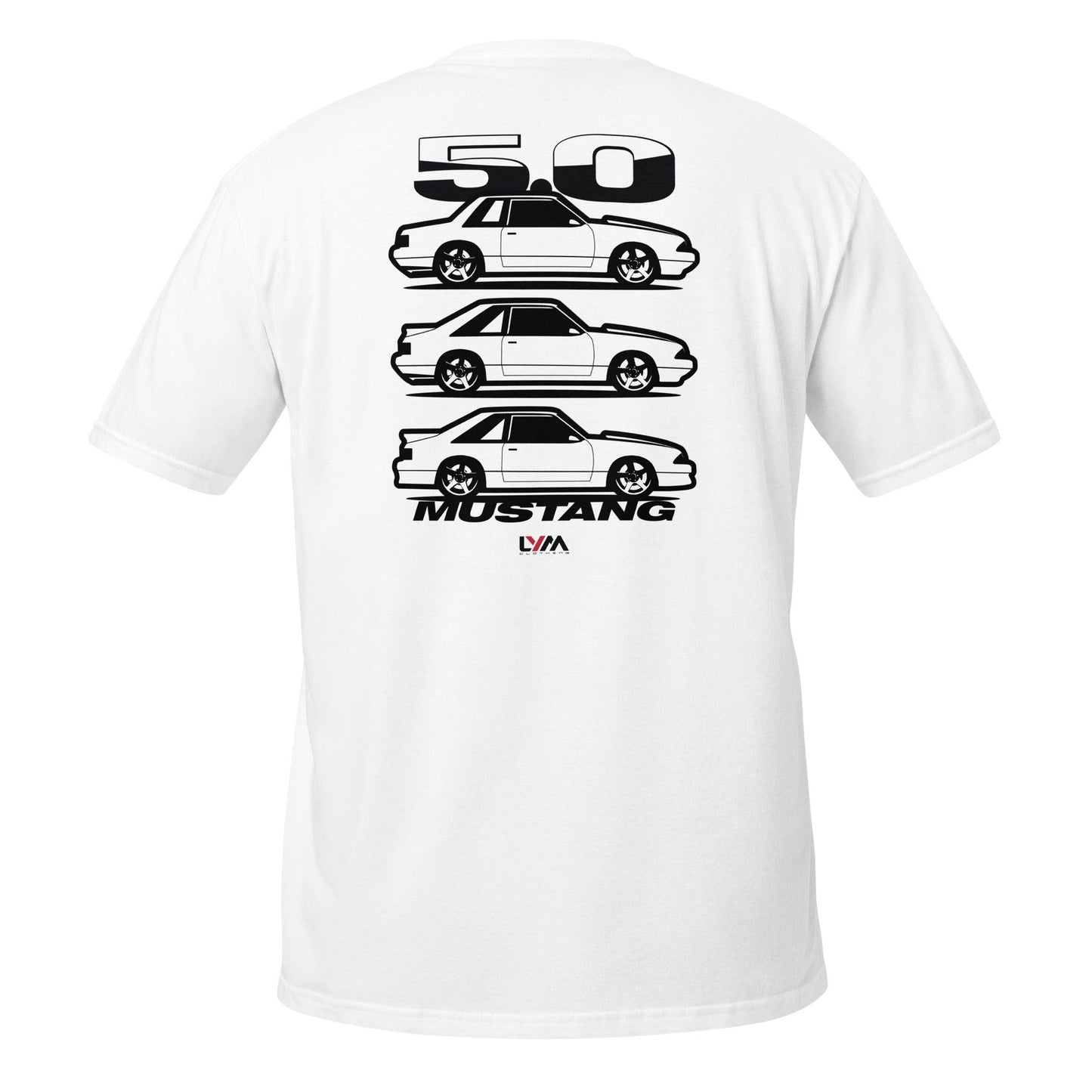 Foxbody 5.0 Ford Mustang Sides T-Shirt - LYM Clothing